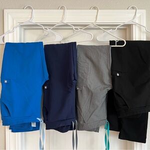 Set of Women’s Figs Scrub Pants, Small/Tall